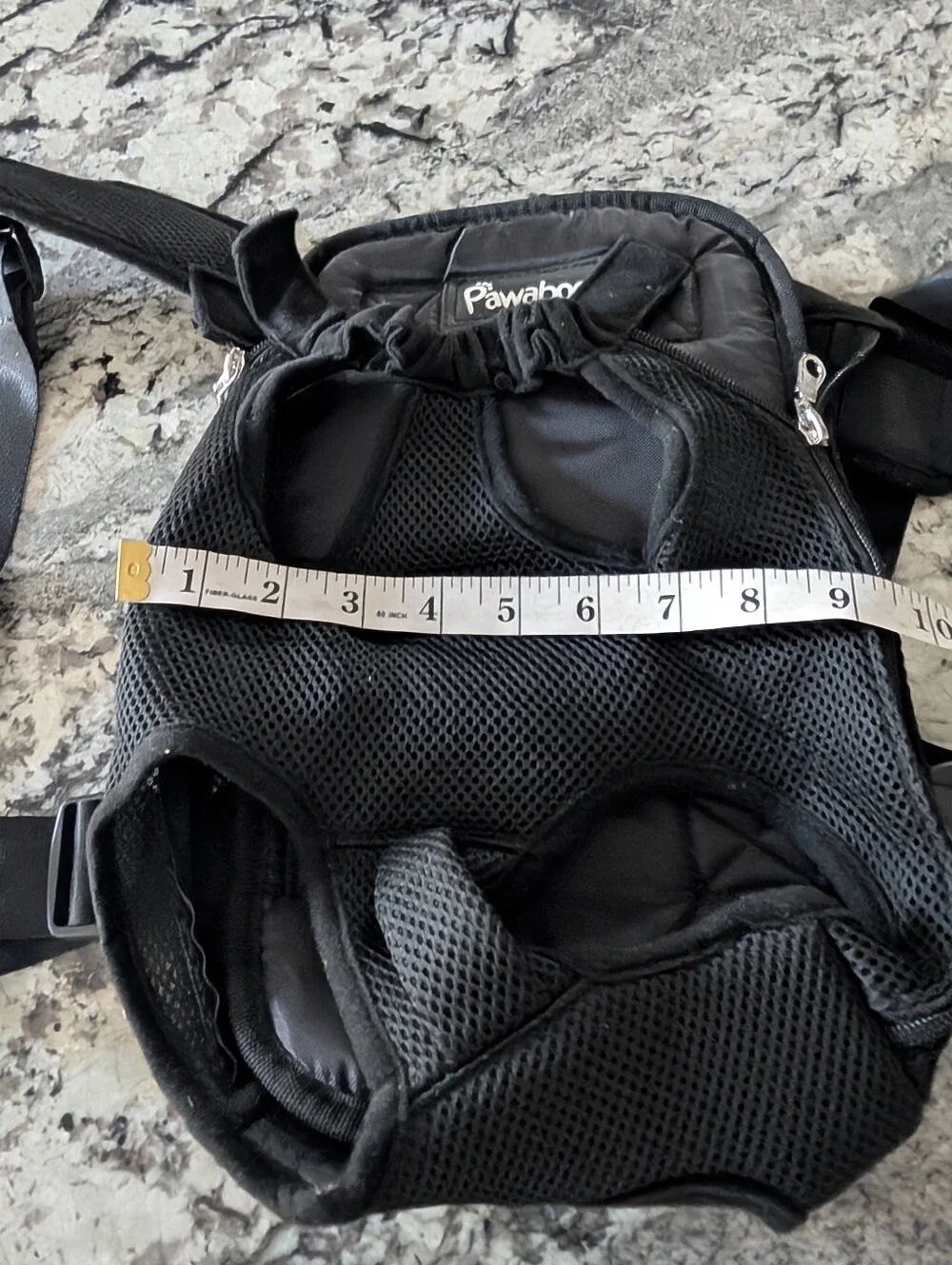 Pawaboo Black Front-Carrier For Small Pet Size S